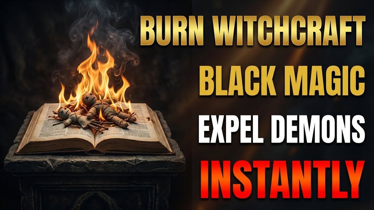POWERFUL PRAYER: BURN all WITCHCRAFT, BLACK MAGIC and EXPEL DEMONS from your HOUSE