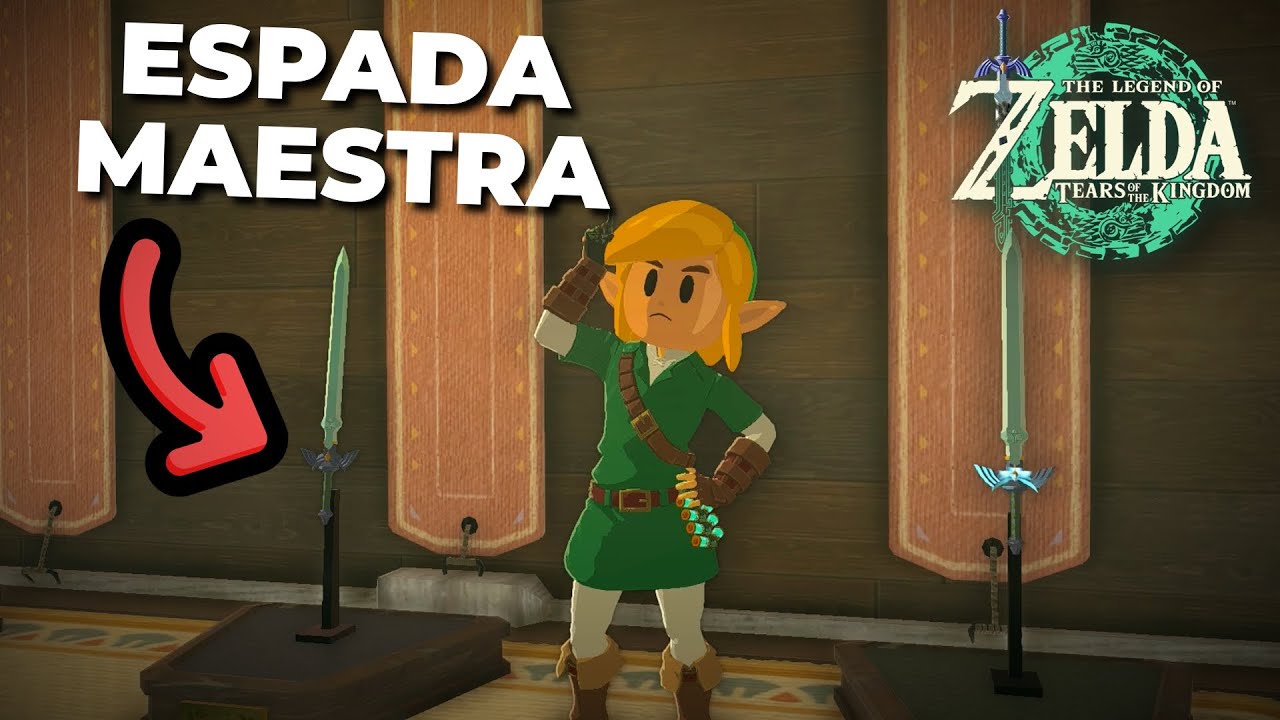 ¿Es posible dejar la Espada Maestra en casa de Link?