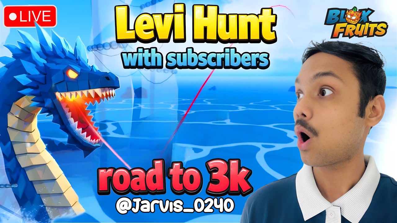 Blox Fruit Verticle Live • Leviathan Hunt • Roblox • 2026 | Shorts Live