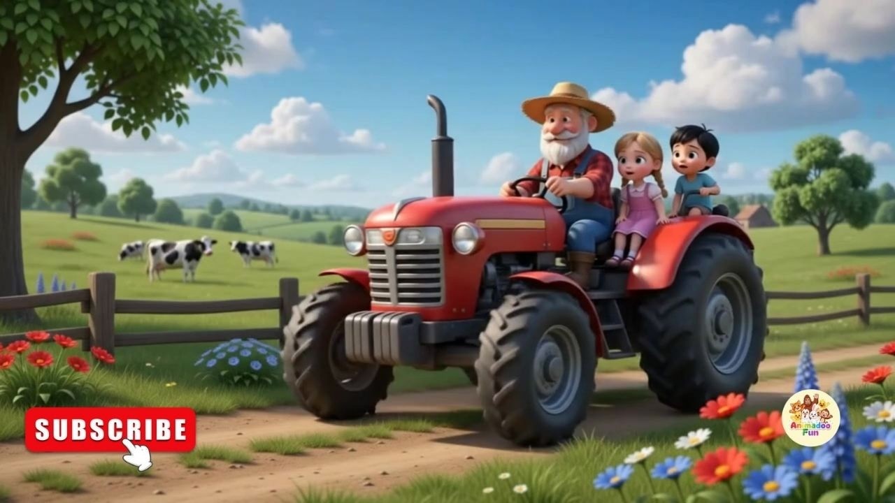 Old MacDonald&rsquo;s Big Tractor Rescue 🚜🐮 | Saving Farm Animals | Kids Adventure Story & Nursery Rhymes