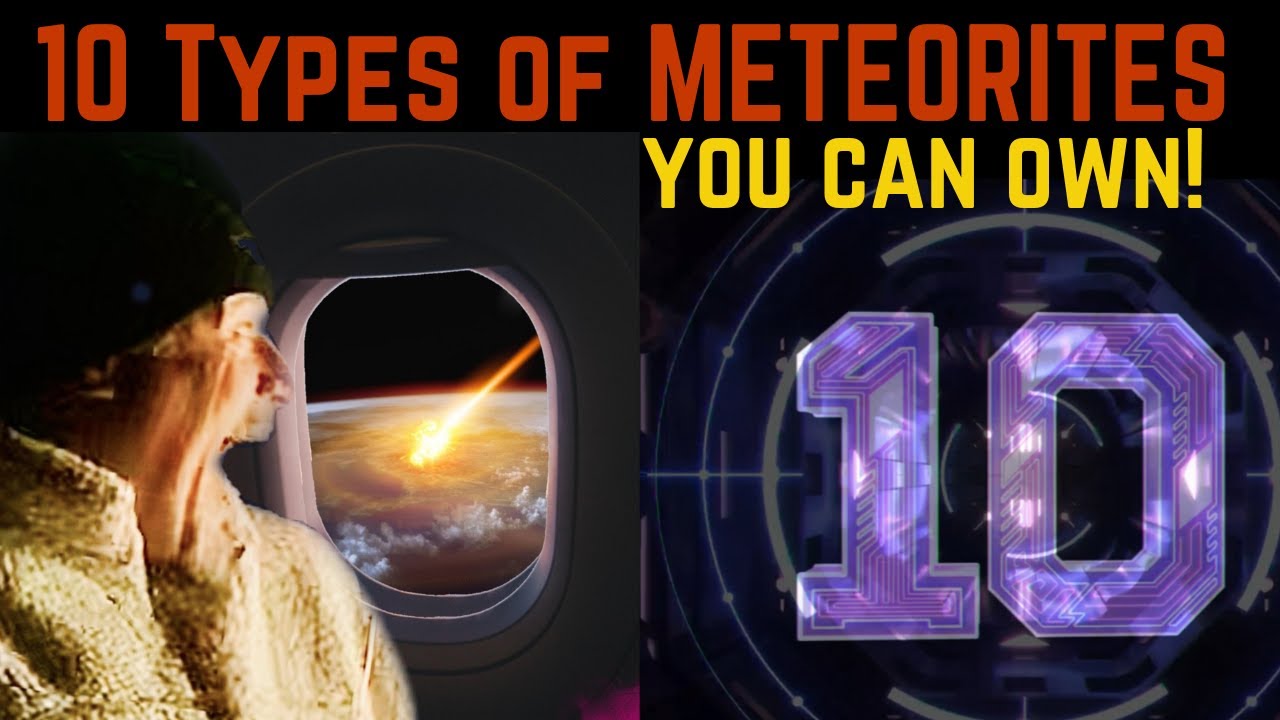10 Types of Meteorites ☄️ You can own these space gems! 4.5 billion years old!