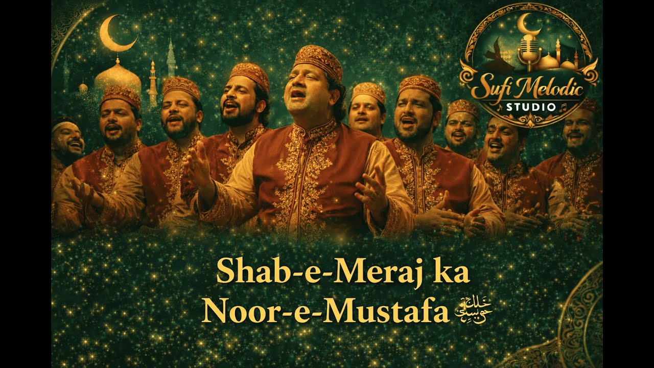 شبِ معراج کا نورِ مصطفیٰ ﷺ | Classical Dargahi Qawwali | Ishq-e-Rasool, Noor-e-Mustafa ﷺ