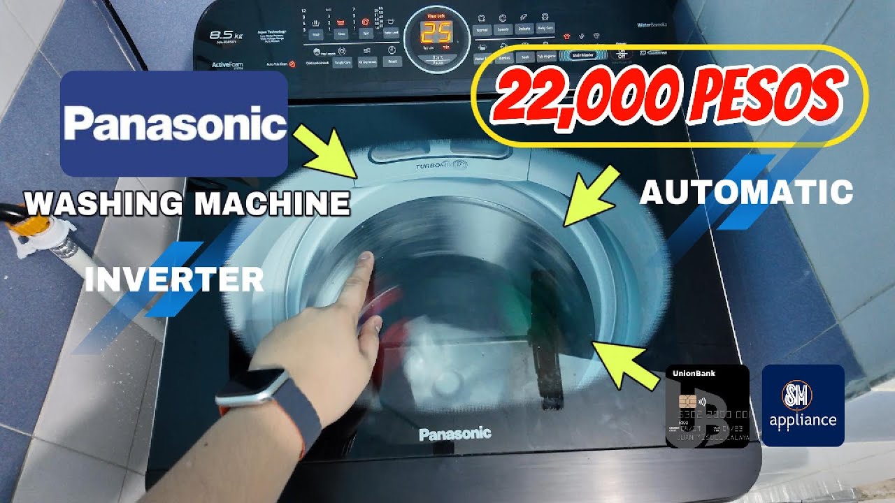 Panasonic Automatic Washing Machine 8.5kg with Water Bazooka | Tutorial and Tips | Filipino Inverter