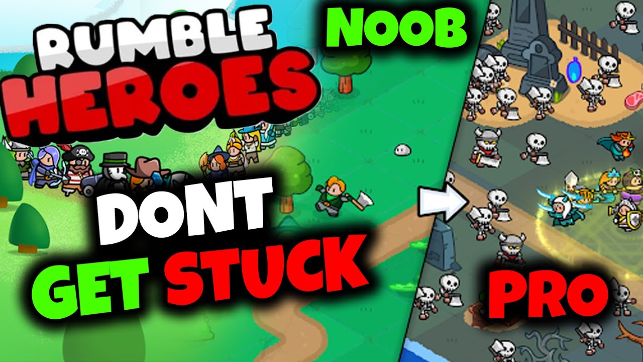 HOW NOT TO GET STUCK // Rumble Heroes Guide