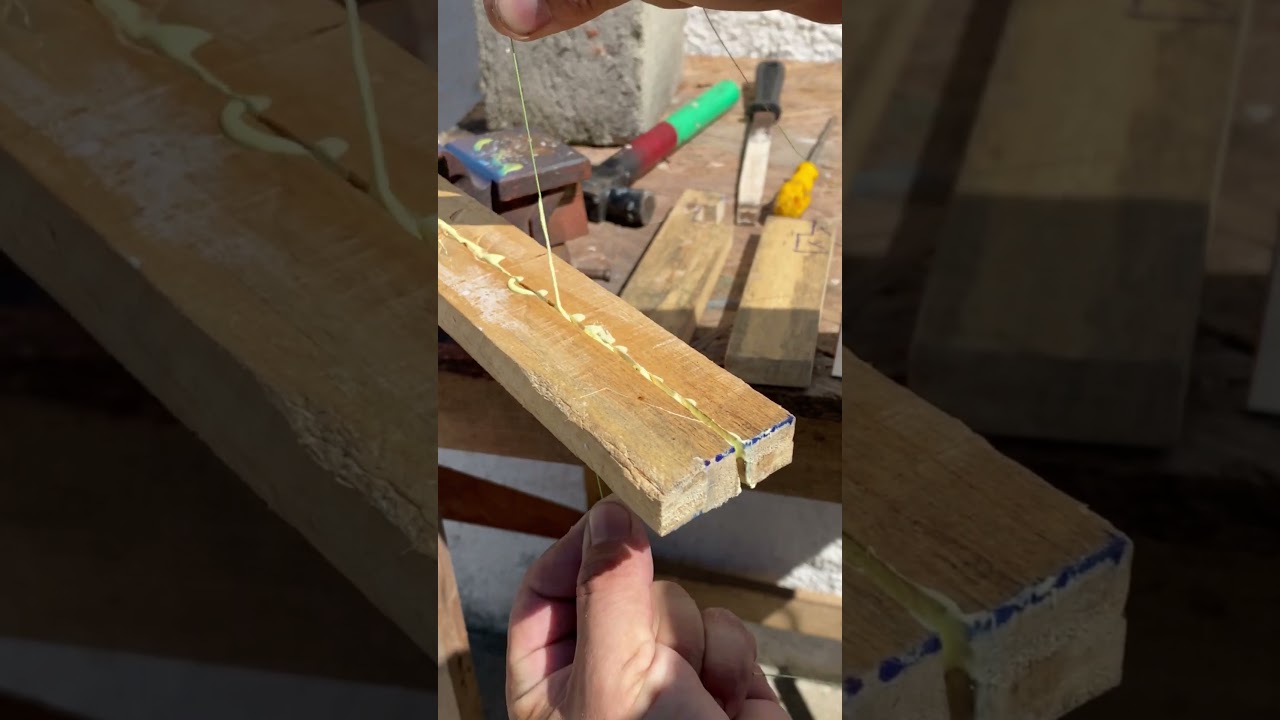 Como consertar definitivamente madeira rachada  #truques #madeira #solu&ccedil;&atilde;o #diy #conserto
