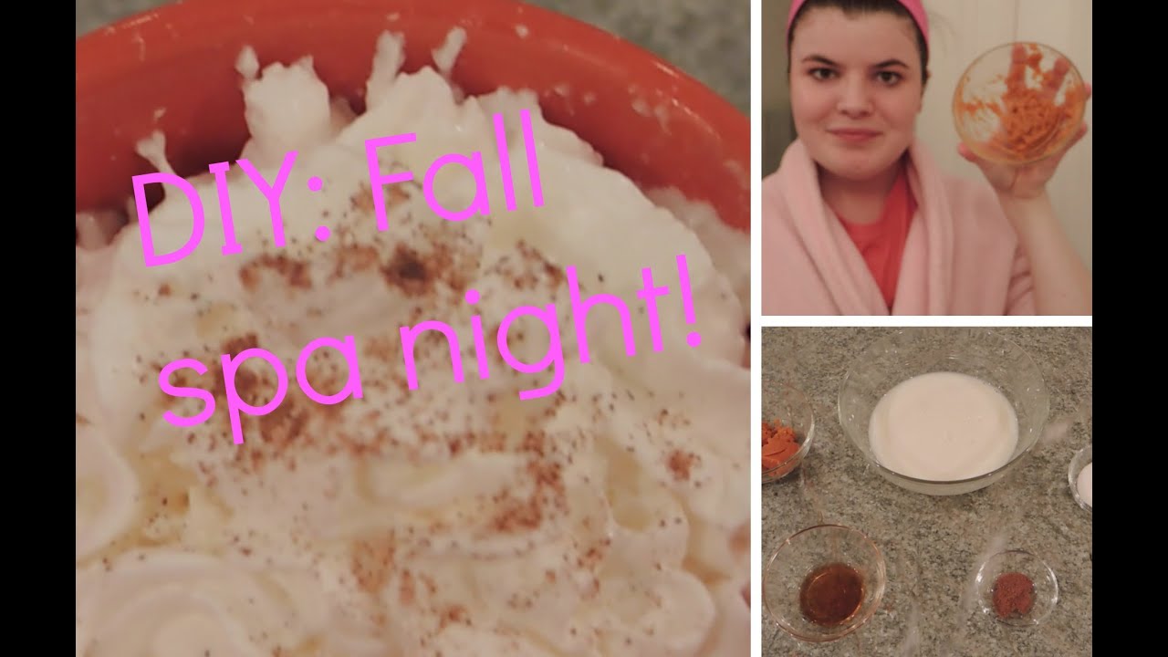 DIY: Fall spa night!