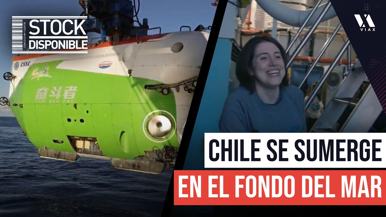 INCREÍBLE HAZAÑA: la primera chilena en descender casi 8 MIL METROS por la Fosa de Antofagasta
