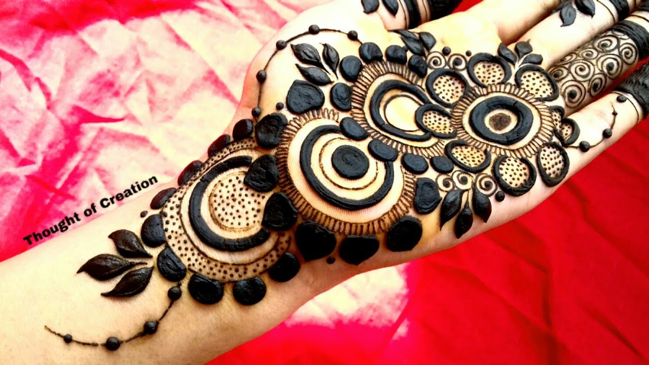 Floral Front Hand Mehndi Design |Thought of Creation