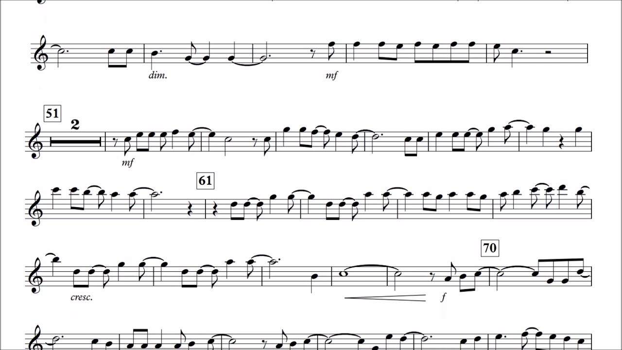 Tenor Saxophone Play-Along - Let It Go from Frozen - with sheet music