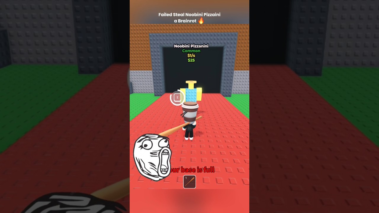 Failed Steal Secret Noobini Pizzanini a Brainrot