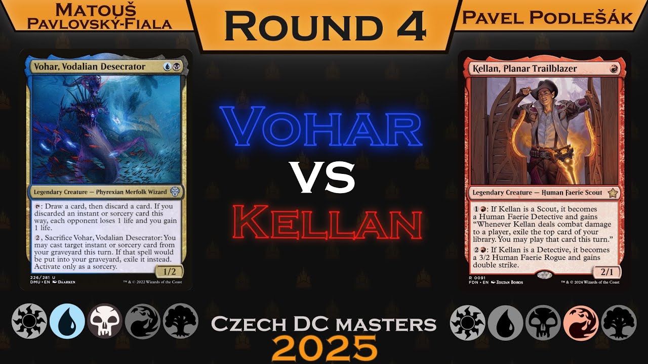 Вохар против Келлана — 4-й раунд, Czech DC Masters 2025