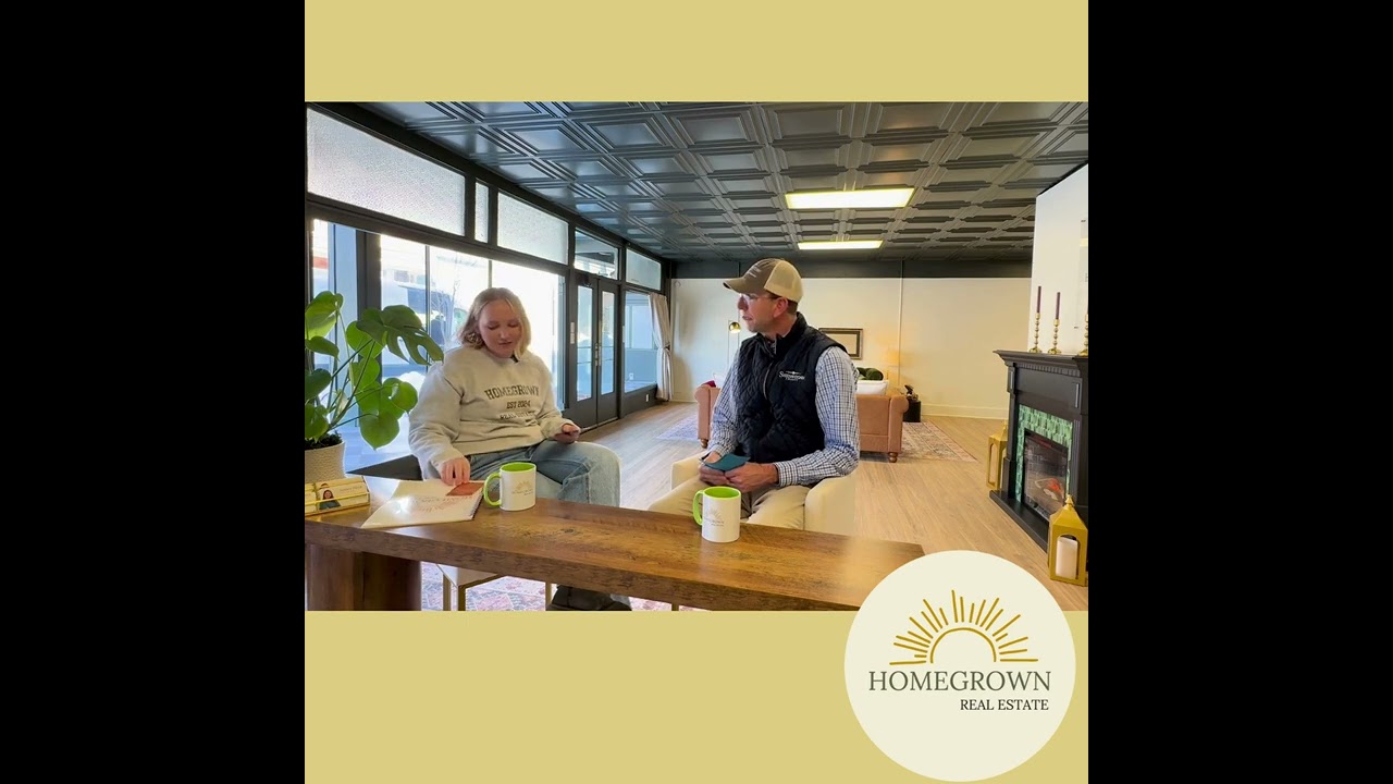 Noah Shenandoah visits with Ashley, owner/broker of HomeGrown Real Estate in New Market, VA!