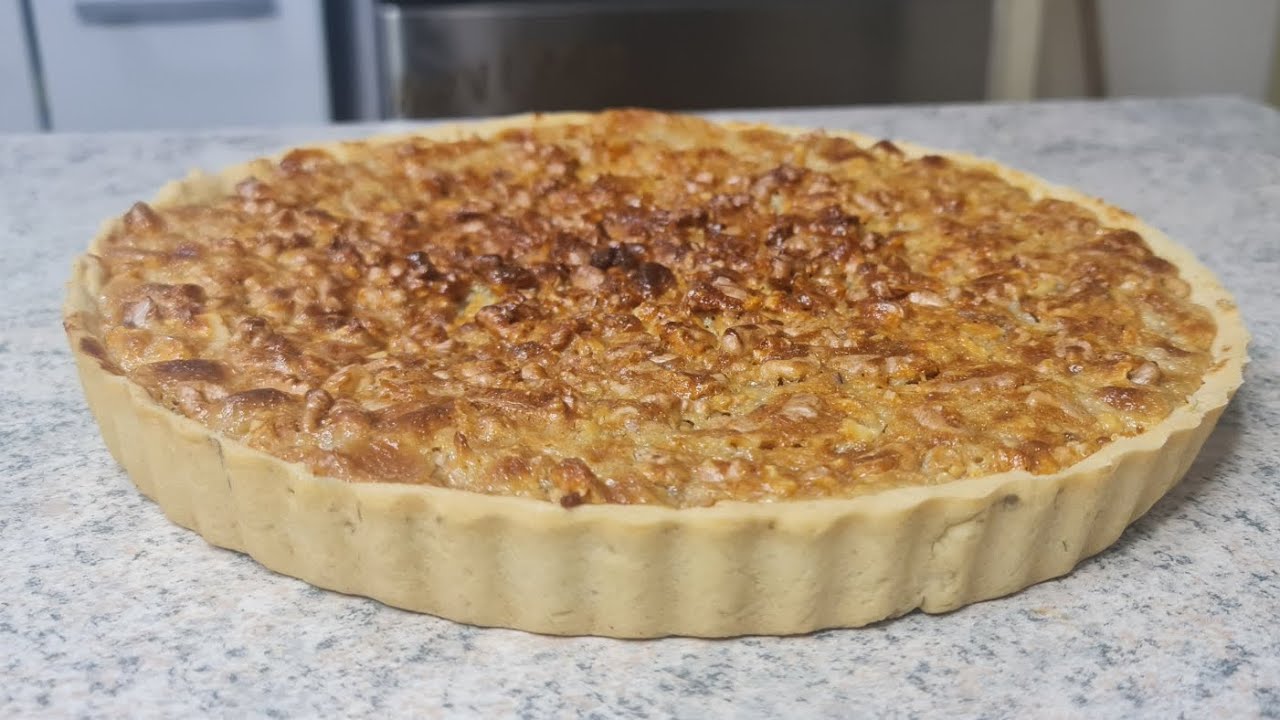 Tarta de Nuez con SOLO 4 INGREDIENTES #nuez #tartaletas #frutossecos