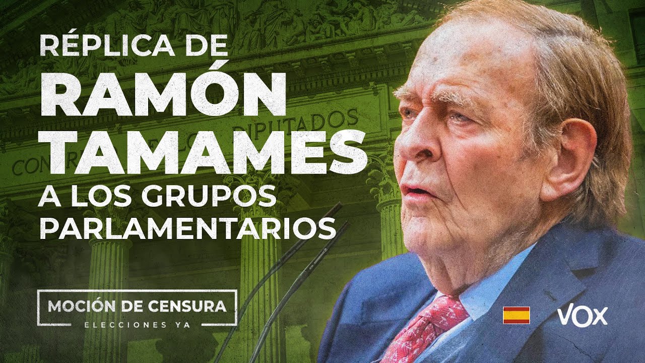 Réplica del profesor Tamames a los Grupos Parlamentarios