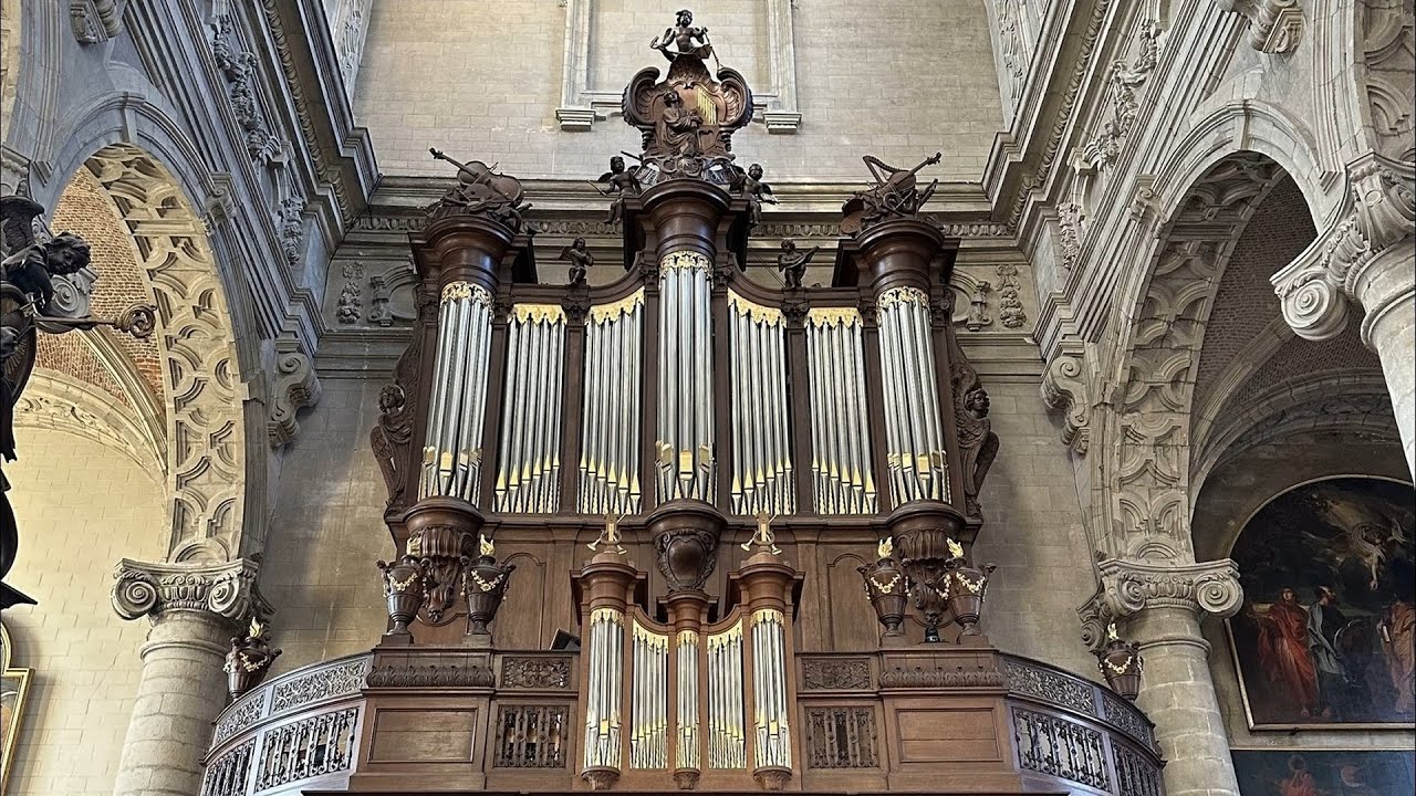 Georg Muffat - Toccata quinta - Steven Knieriem plays at the Grimbergen Abbey