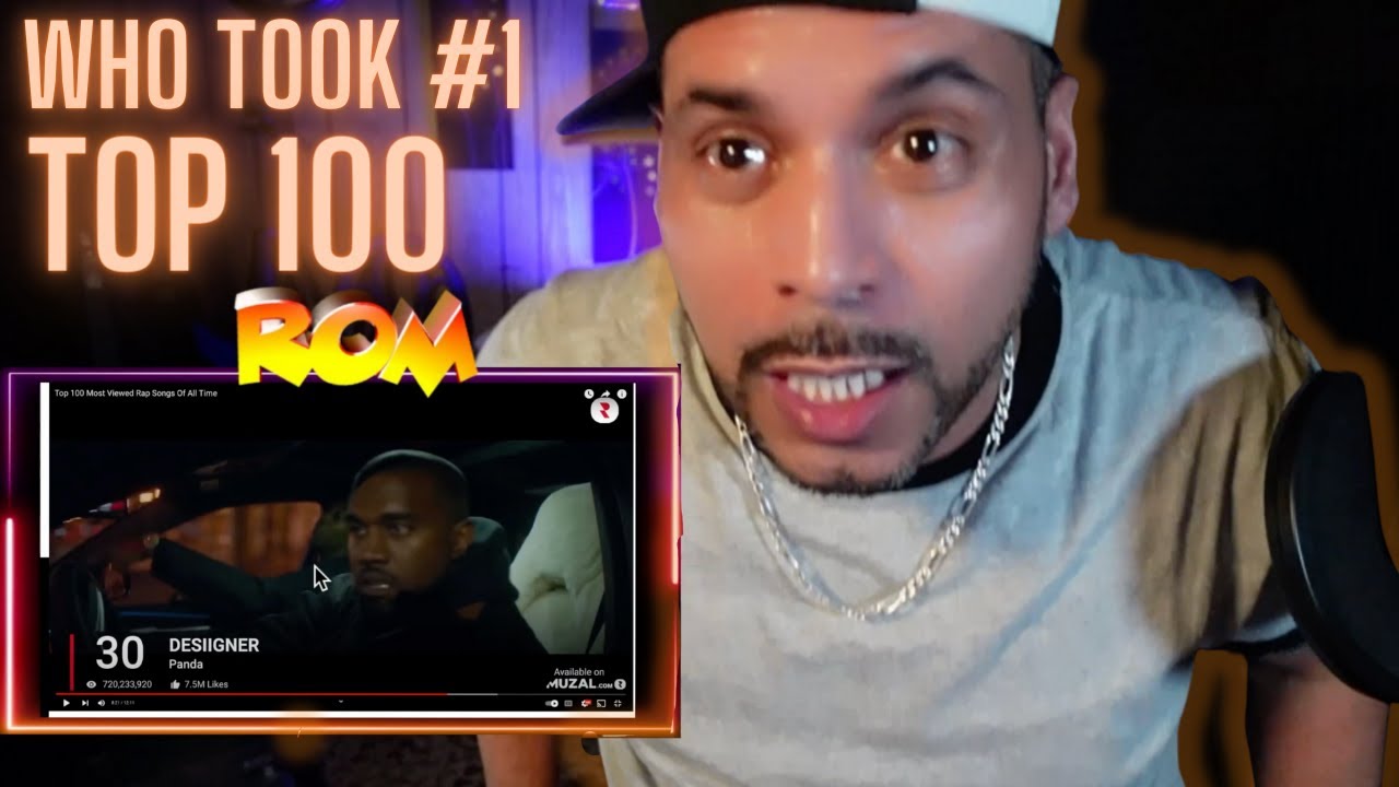 Top 100 most watched hip hop songs of all time.Where was Game? Eminem, Drake, SLIM, Kanye,50 cent