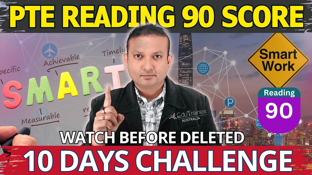 10 Days PTE Reading Challenge That Actually Works! | Edutrainex PTE