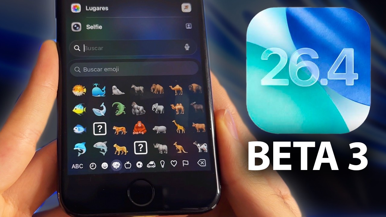iOS 26.4 Beta 3 en iPhone SE 2020: emojis ocultos, mejor BATERÍA y menos bugs 😅