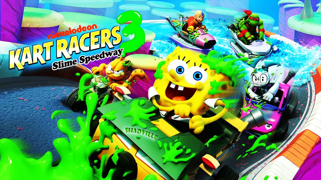 Мультсериальные гонки ☀ Nickelodeon Kart Racers 3: Slime Speedway Прохождение игры