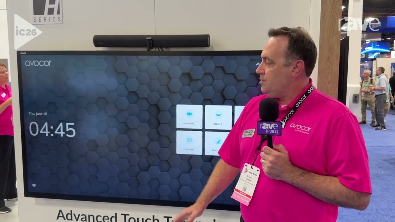 InfoComm 2026: Avocor представляет интерактивную LED-панель серии H