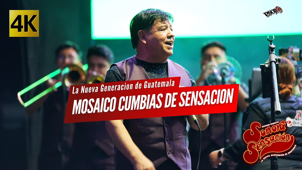 Marimba Orquesta Sonora Sensacion - Mosaico Cumbias de Sensacion 4K