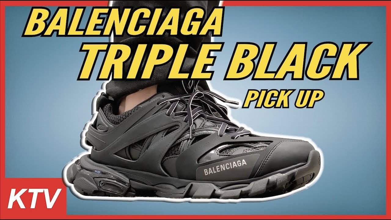 Balenciaga Track ALL BLACK + ON FOOT