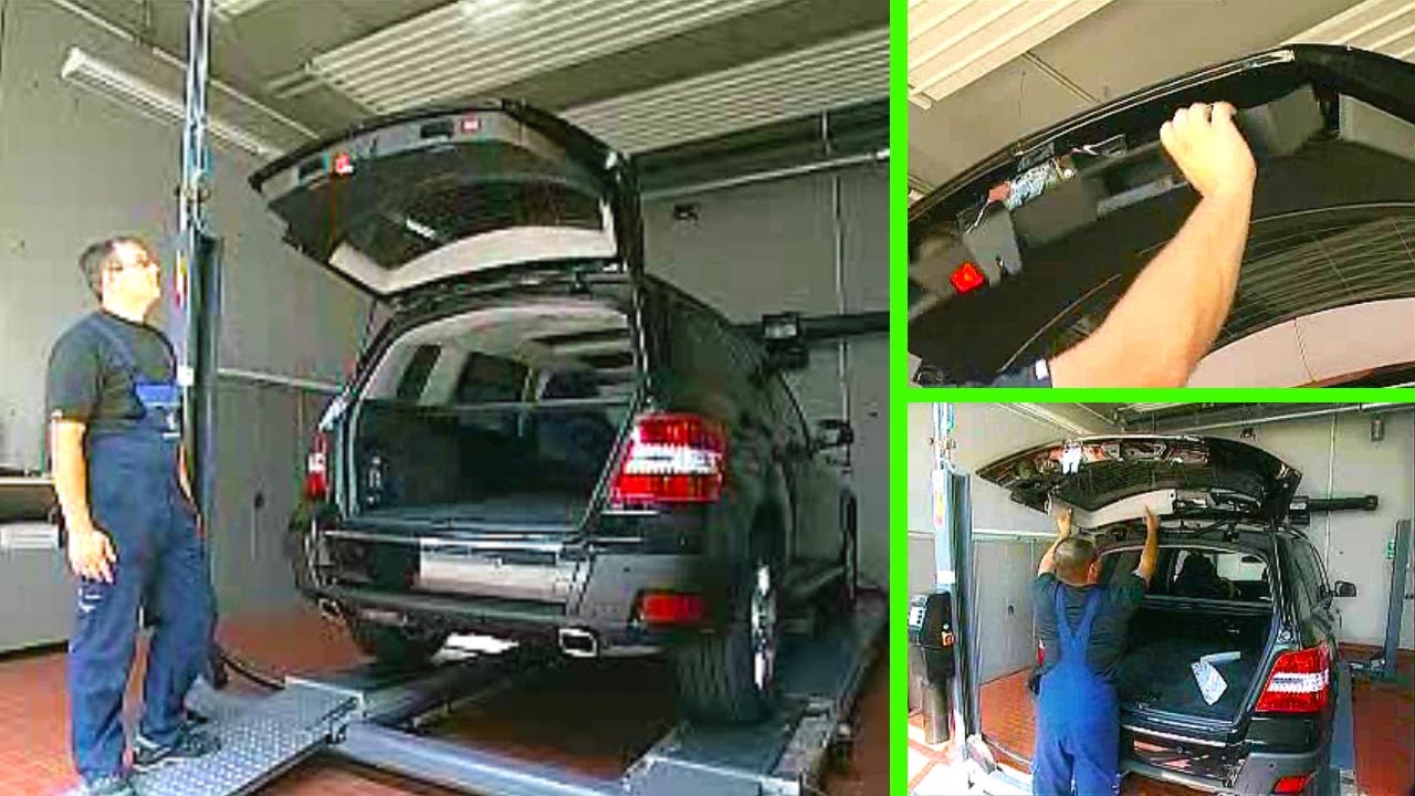 Mercedes-Benz GLK - How to remove / install the liftgate interior trim | X204