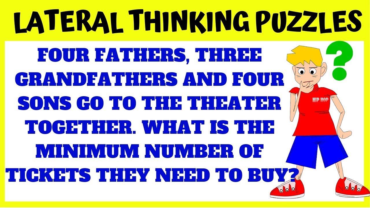 LATERAL THINKING EXERCISES AND ANSWERS