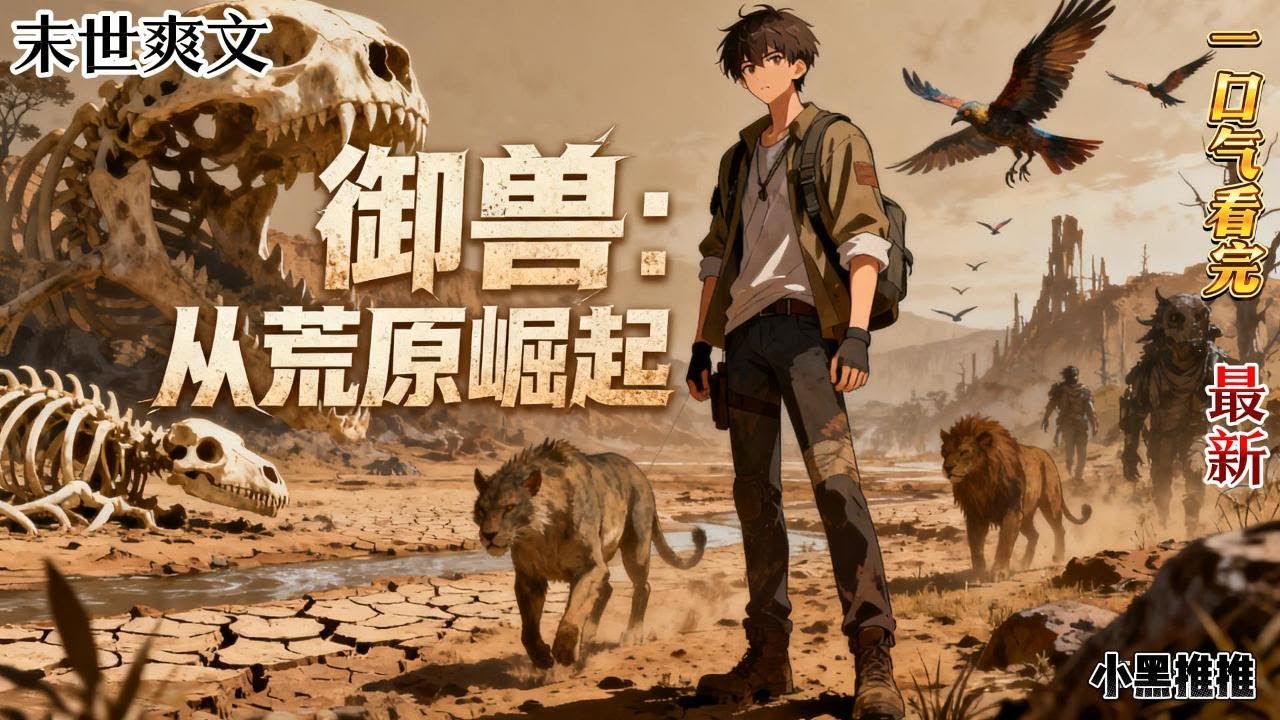完结《御兽：从荒原崛起》林朔空难坠入生命禁区“苍茫荒原”，于绝境中觉醒血脉，契约第一只战宠。他从荒原起步，凭借智慧与勇气，探索远古遗迹，揭开世界真相……#末世 #求生  #小说 #小說#末日求生