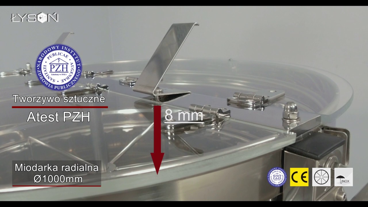 Miodarka radialna elektryczna 1000mm PREMIUM