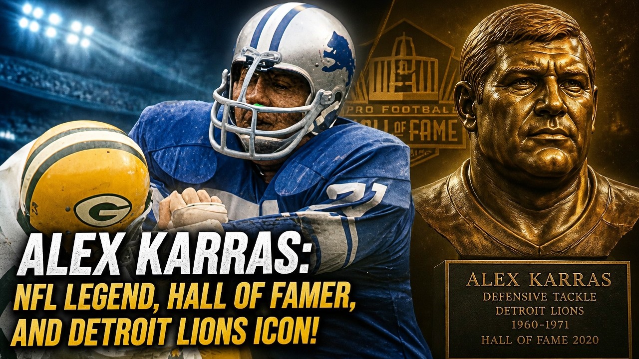 ALEX KARRAS NFL Hall of Fame LEGENDARY Career Highlights