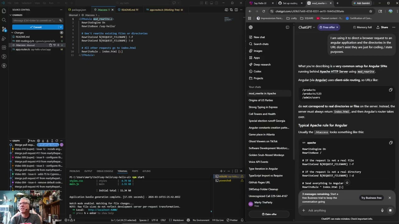 015 -Angular/Voice Say Hello: Finished Routing/Started e2e