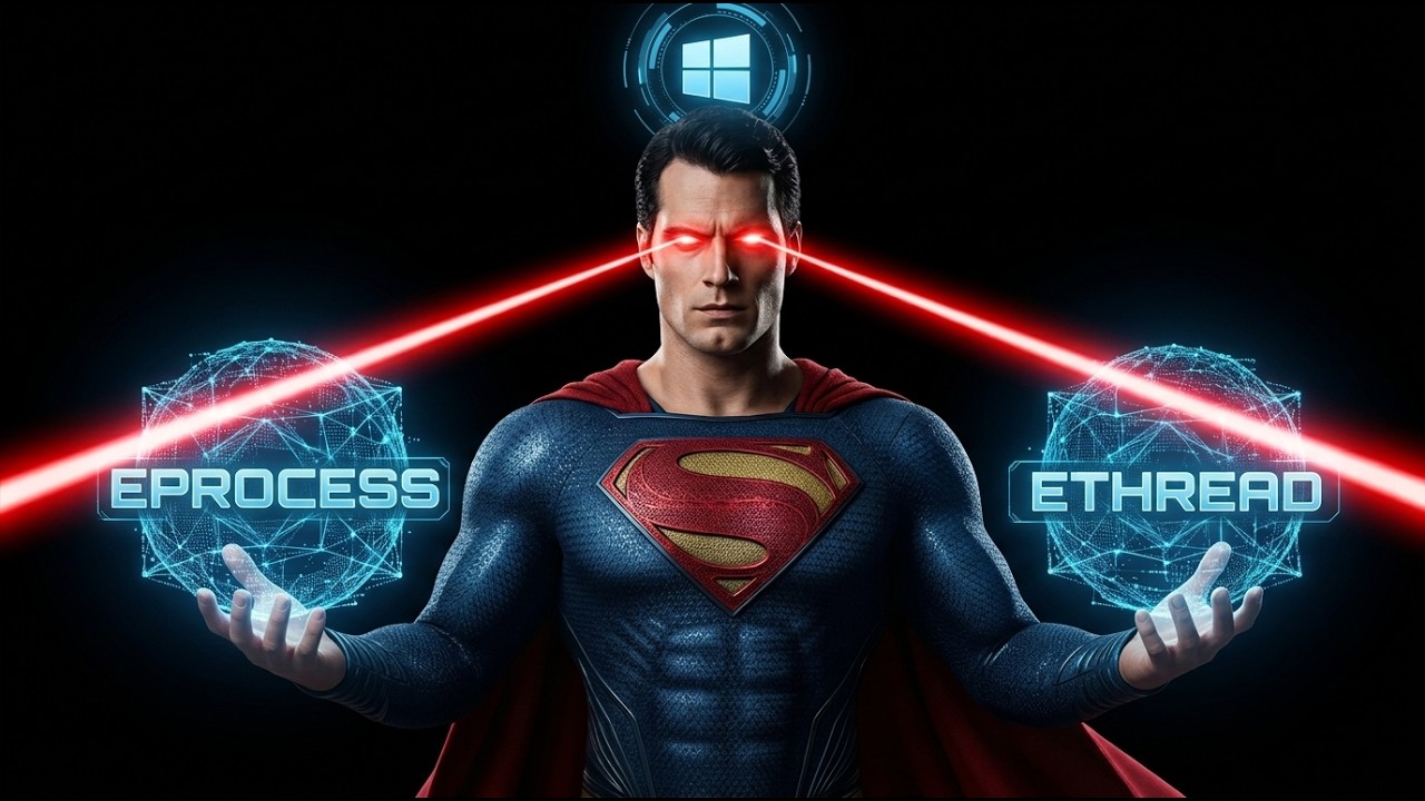 Windows Internals Part 2 EPROCESS/ETHREAD - [Arabic]