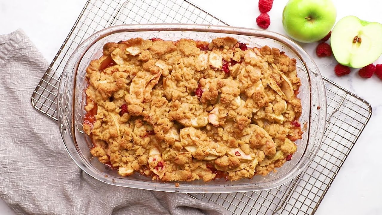 Apple Raspberry Crumble