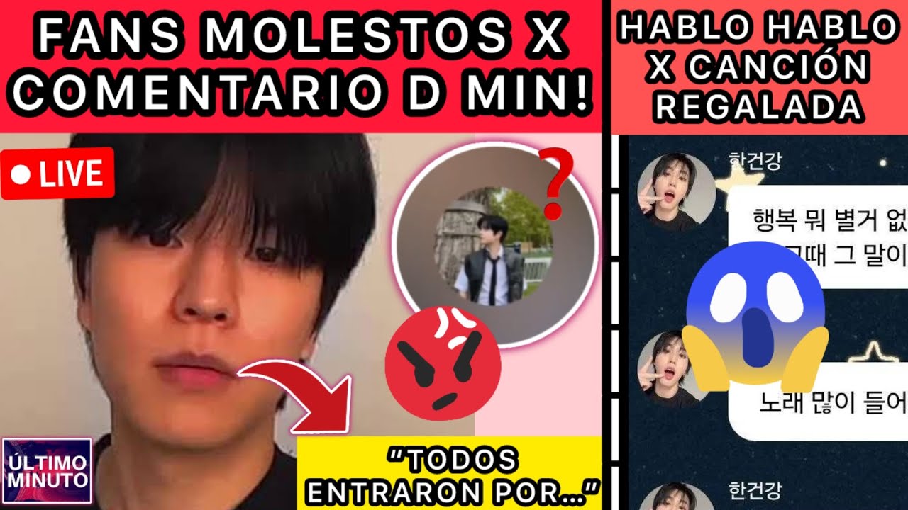 ESCÁNDALO!🔴FANS MOLESTOS X RECIENTE LIVE DE SEUNGMIN!😡/HAN REVELÓ SENTIMIENTOS X🚨/Noticiasdekpop