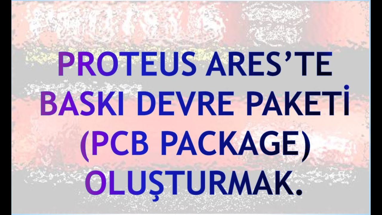 PCB Package oluşturma