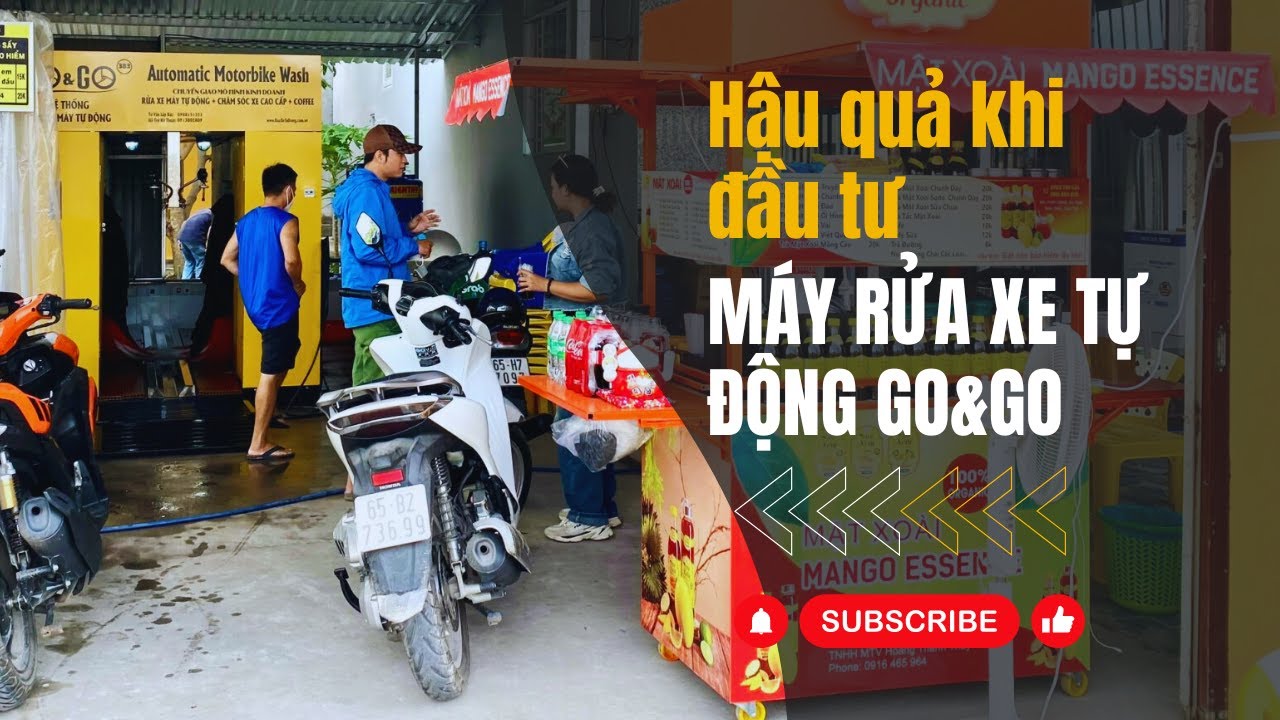 Hậu quả khi đầu tư máy rửa xe tự động GO&GO