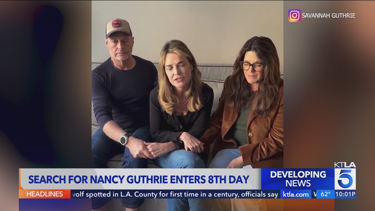 Search for Nancy Gurthie enters 8th day
