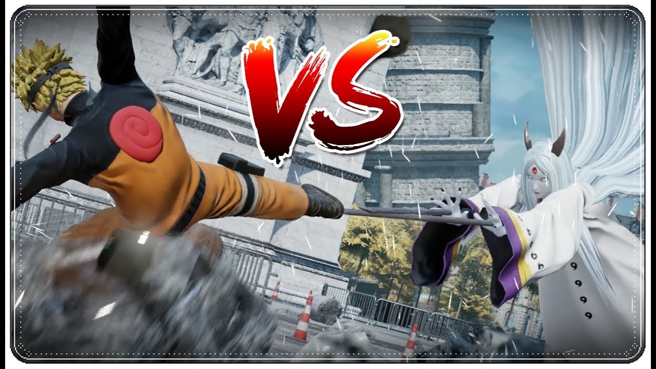JUMP FORCE - Kaguya VS Naruto 1v1 Gameplay (PS4 Pro)