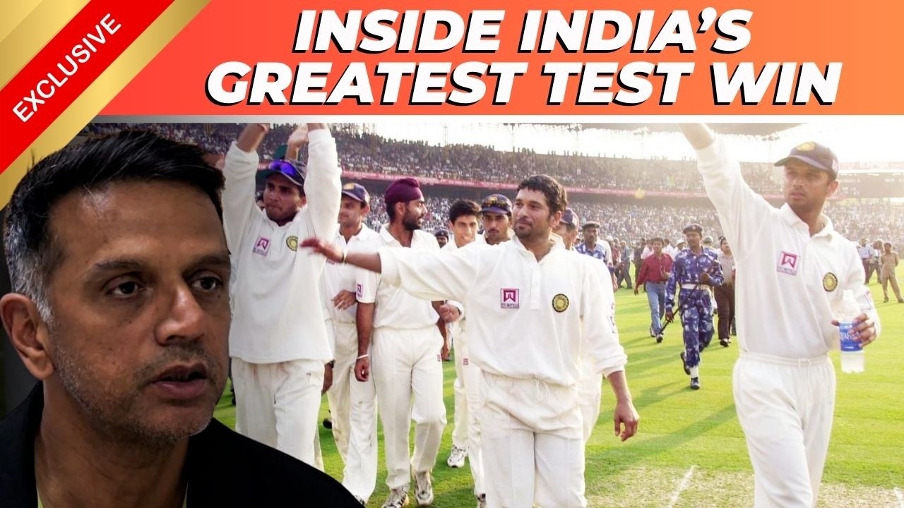 EXCLUSIVE: Rahul Dravid on iconic Eden Gardens win against Australia in 2001
