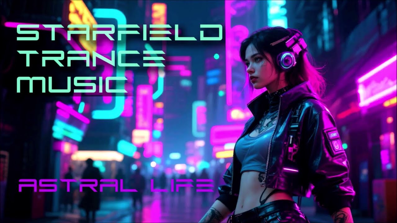 Astral Life - Starfield Trance Music | Dark Cyberpunk Techno House Trance