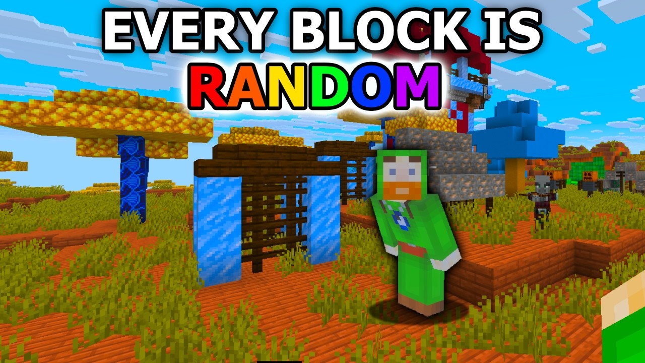 Shuffling every Block in Minecraft is INSANE!
