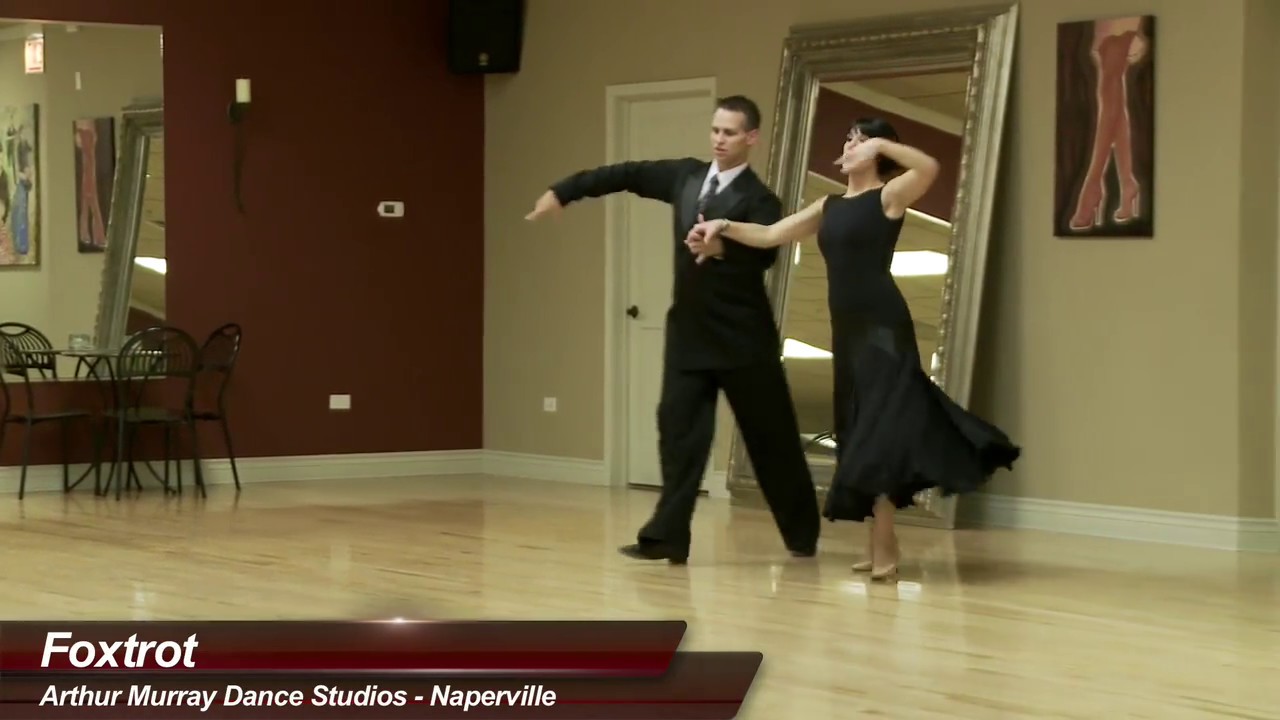 Fox Trot - James Dutton & Kelly Lakomy dance fox trot at Arthur Murray Naperville Dance Studio