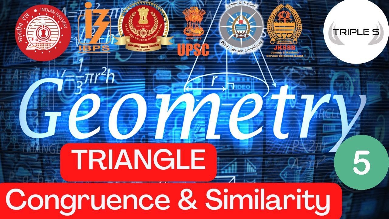 Congruency & Similarity of Triangles || By Sumit Puri ||  Panchayat Secretary Border Battalion SSC