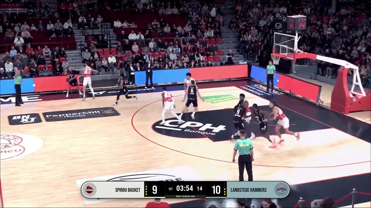 2025.12.07 Charleroi 87 - 75 Landstede Hammers (Lukijan Zecevic: 17pts, 5reb, 3ast, 1stl, 23eff)