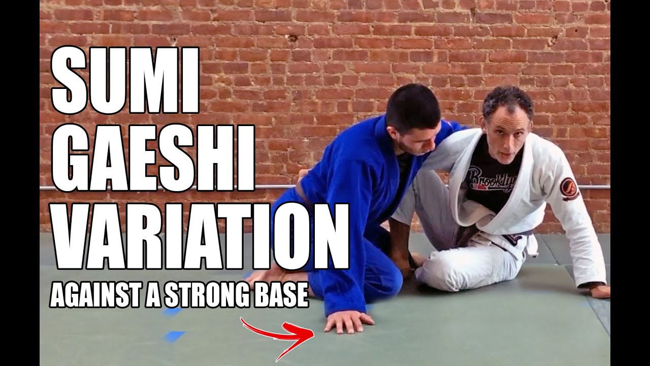 Sumi Gaeshi (BJJ Open Guard Sweep) Variation Against Resistance
