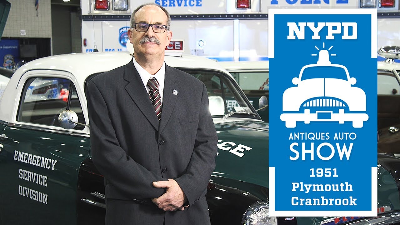 VINTAGE NYPD 1951 PLYMOUTH CRANBROOK PATROL CAR