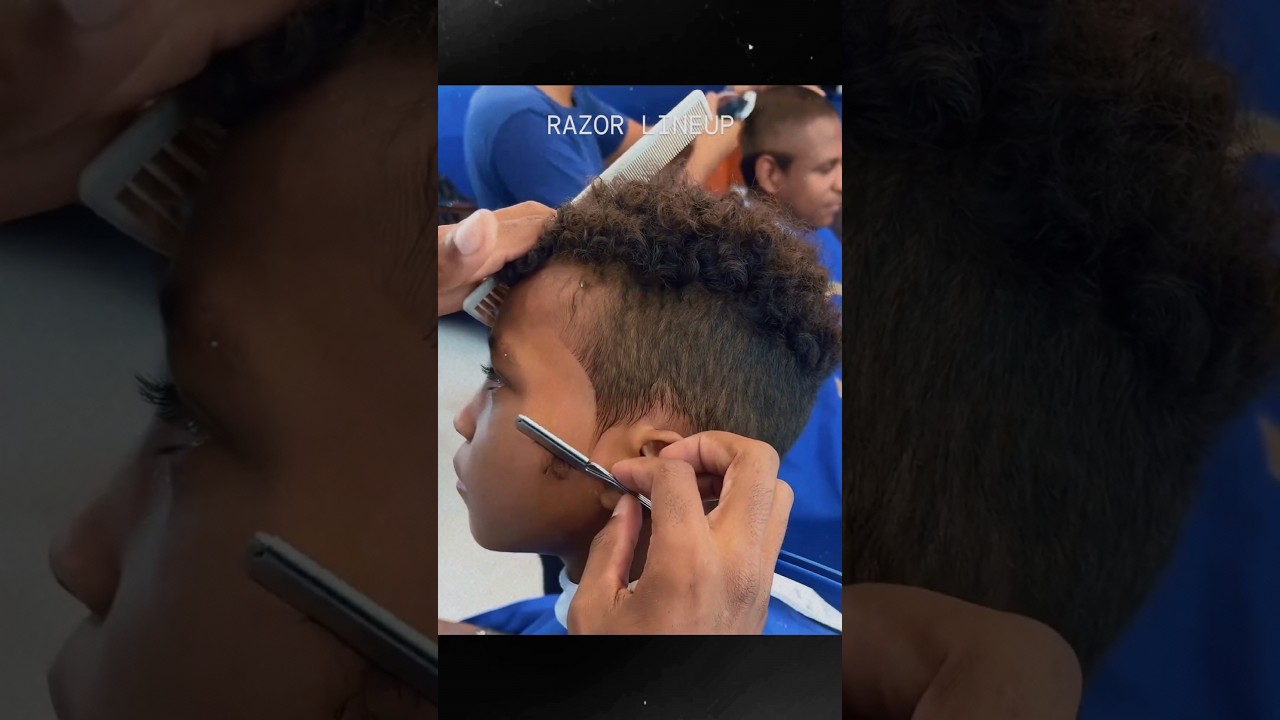 TUTORIAL COMO HACER LAS PATILLAS EN PUNTA O FINAS #shorts #education #tutorial #barber #haircut