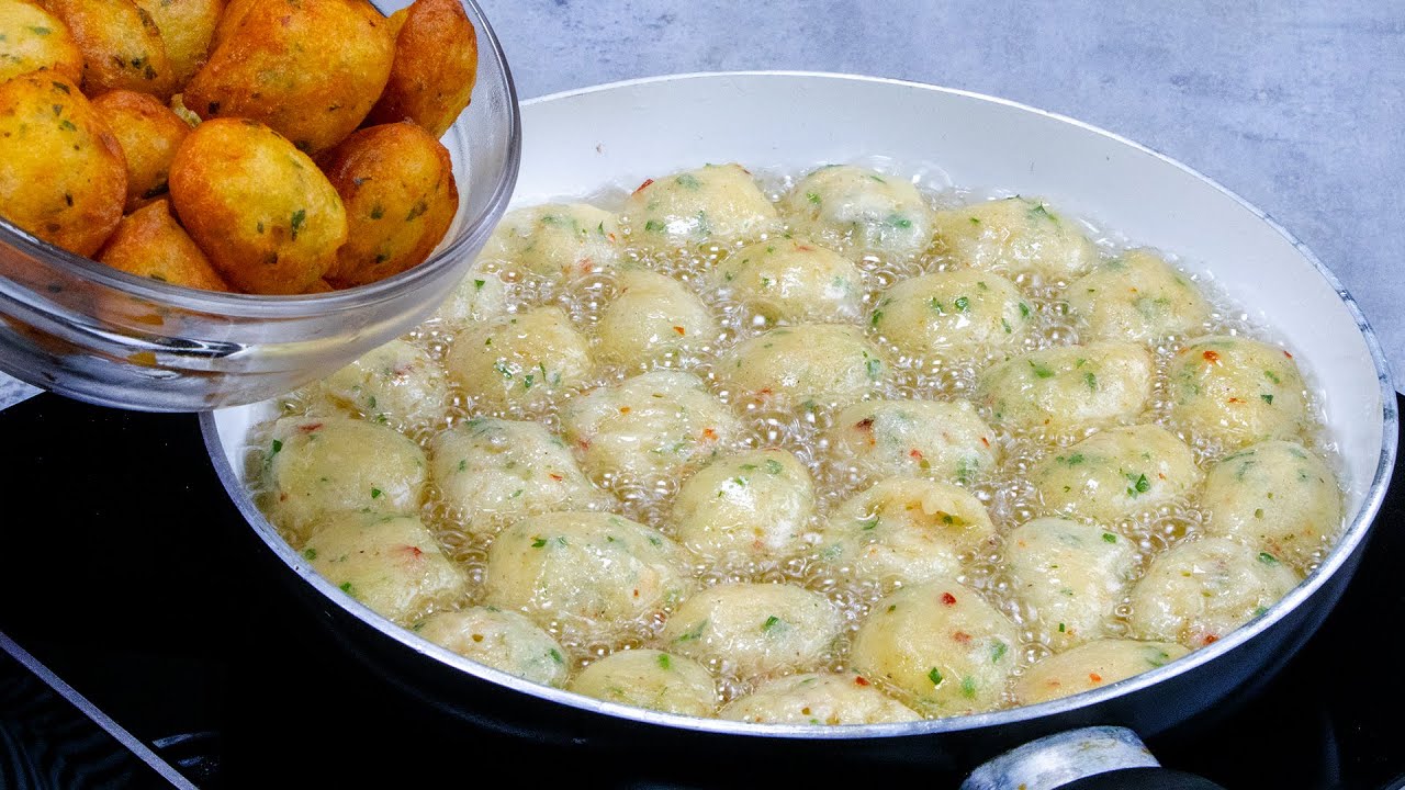 Un apéritif super facile et pas cher - beignets à la pomme de terre