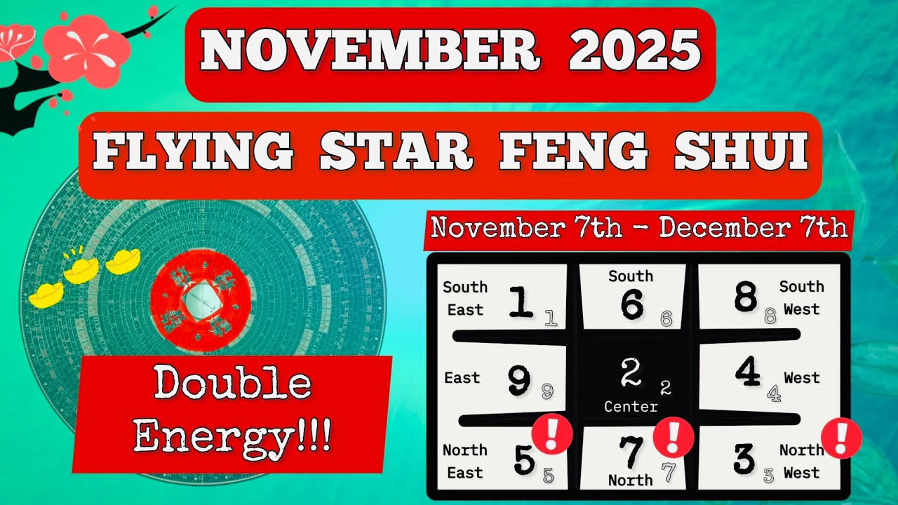 НОЯБРЬ 2025 ✨ЛЕТАЮЩАЯ ЗВЕЗДА ФЭН-ШУЙ ✨